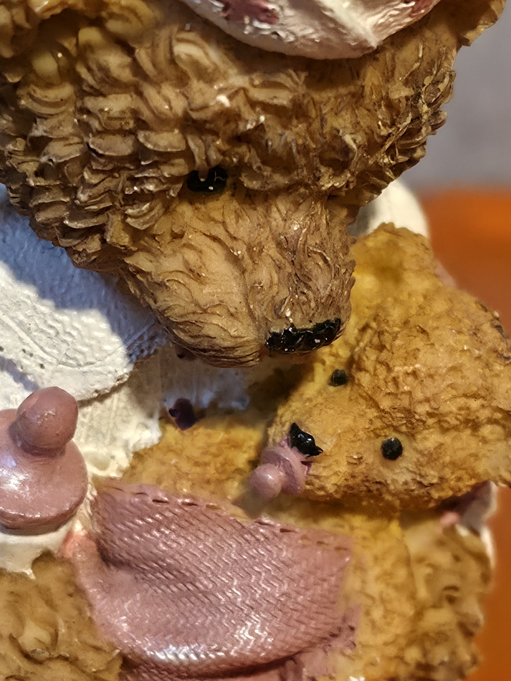 4 1/2 inch nurse bear with baby Christmas,  Nurses Week, Appreciation Ornament